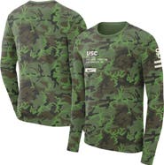 Nike Men's Nike Camo USC Trojans Military Long Sleeve T-Shirt
