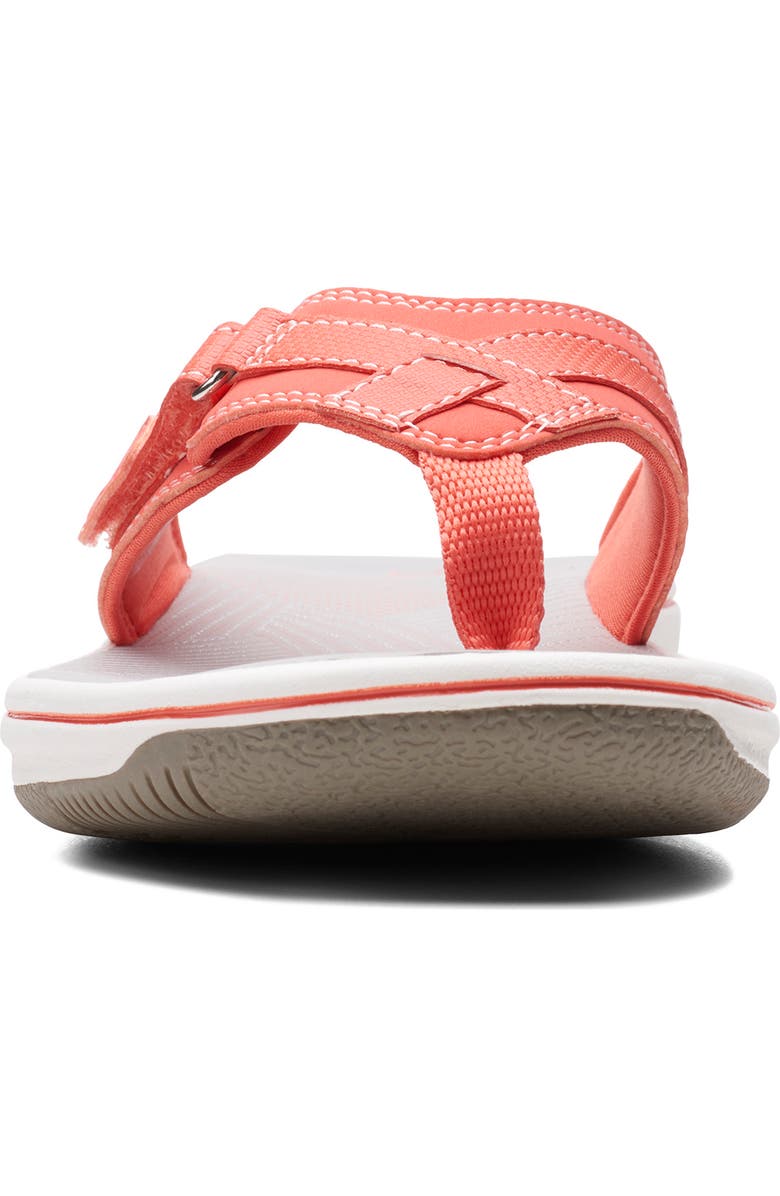 Clarks<sup>®</sup> Breeze Sea Flip Flop Sandal, Alternate, color, Bright Cor