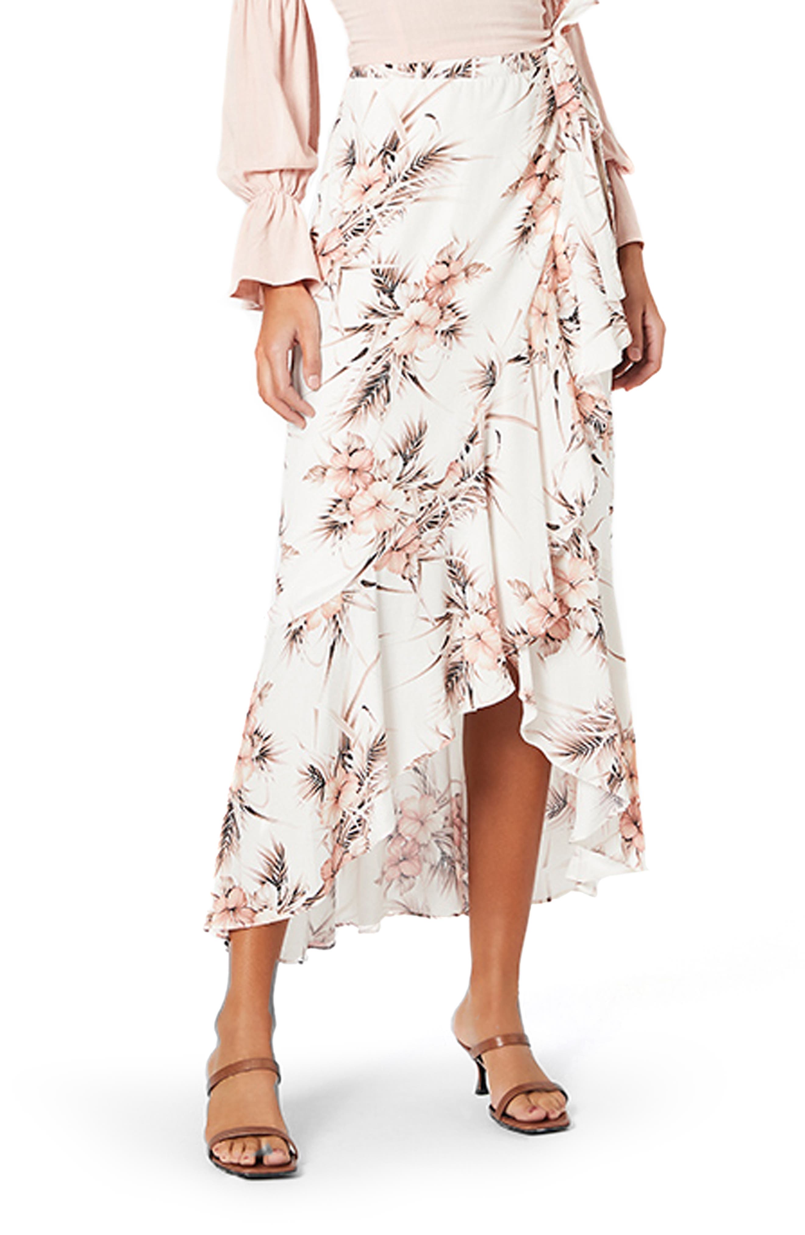MINKPINK Tahiti Holiday Wrap Skirt (Women) | Nordstromrack