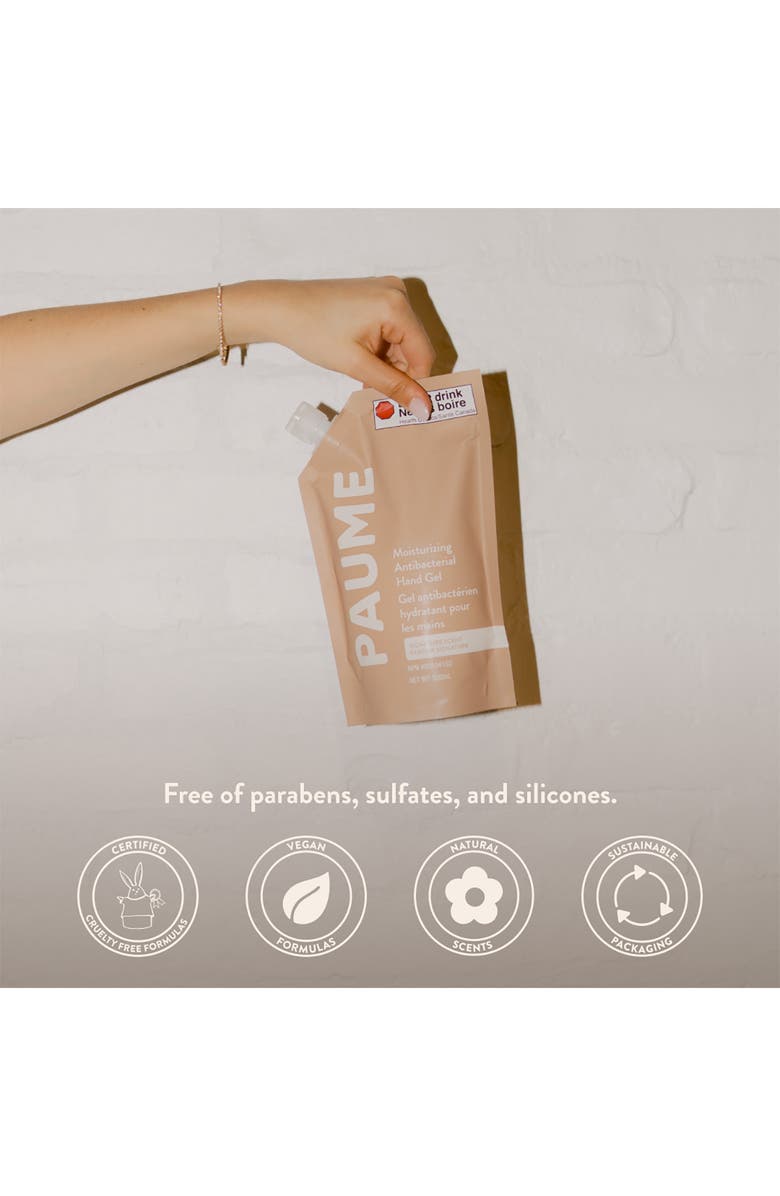 PAUME Antibacterial Hand Sanitizer Gel Refill, Alternate, color, Beige