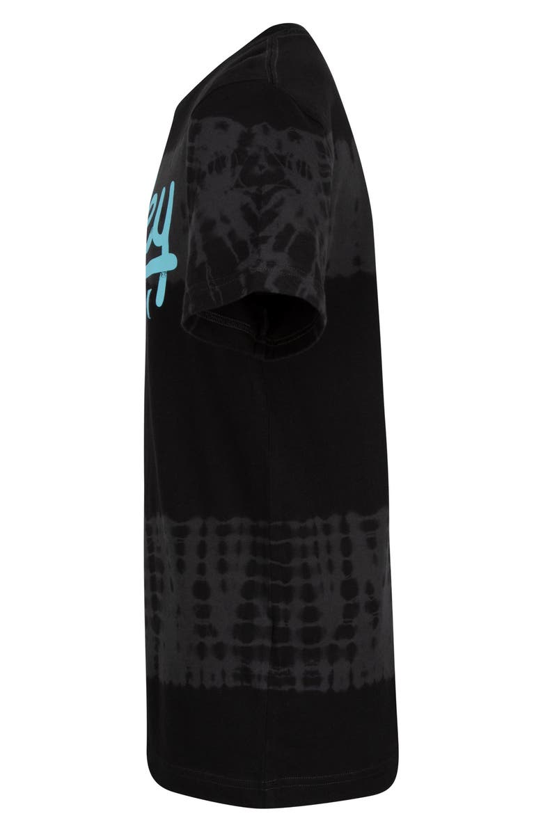 Hurley Kids' Tie Dye Script Cotton Graphic T-Shirt, Alternate, color,