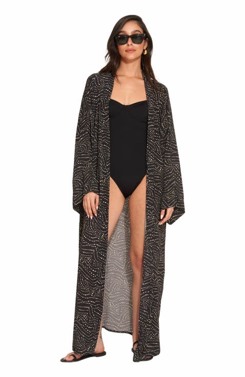 ISSEY SWIM COVER UP KIMONO