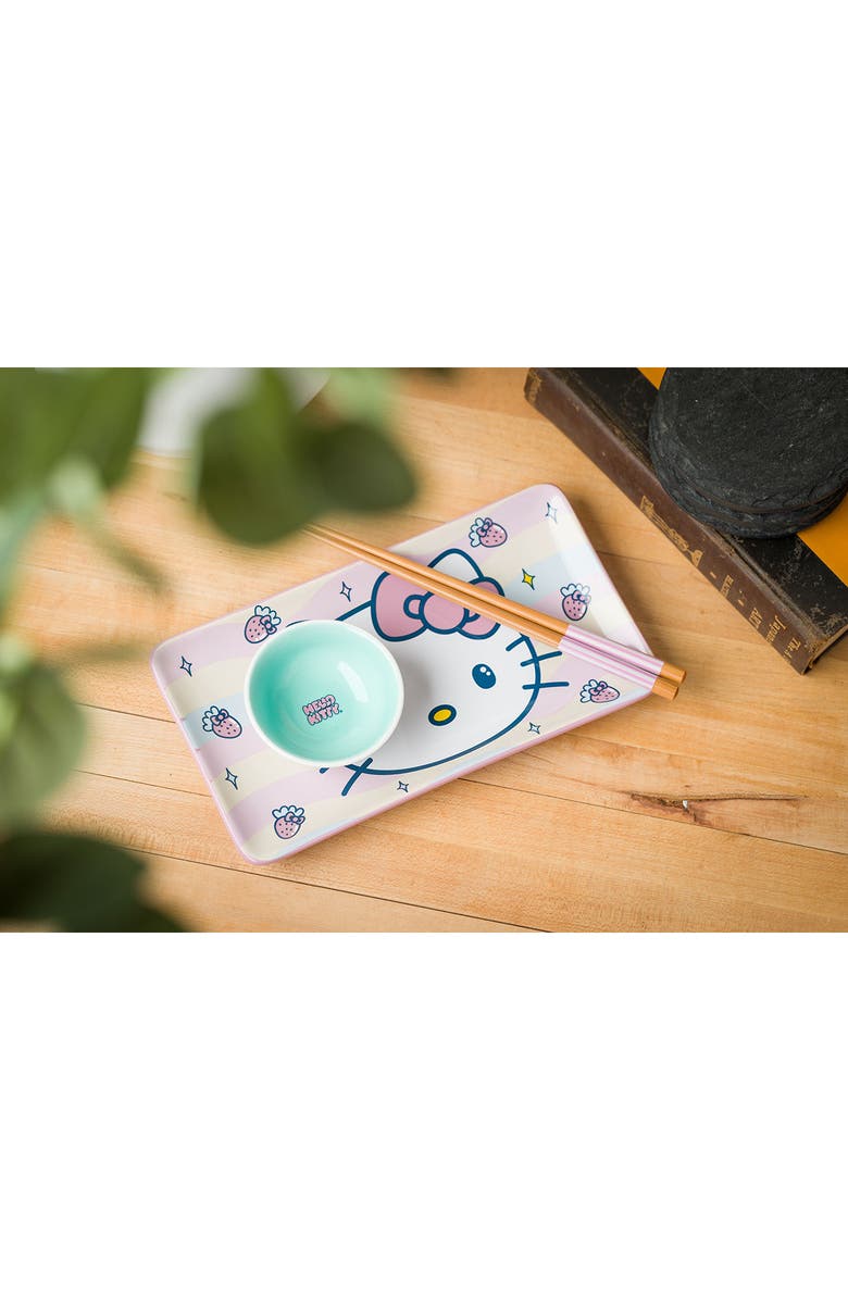 Hello Kitty 3-Piece Sushi Set, Alternate, color, Pink Multi