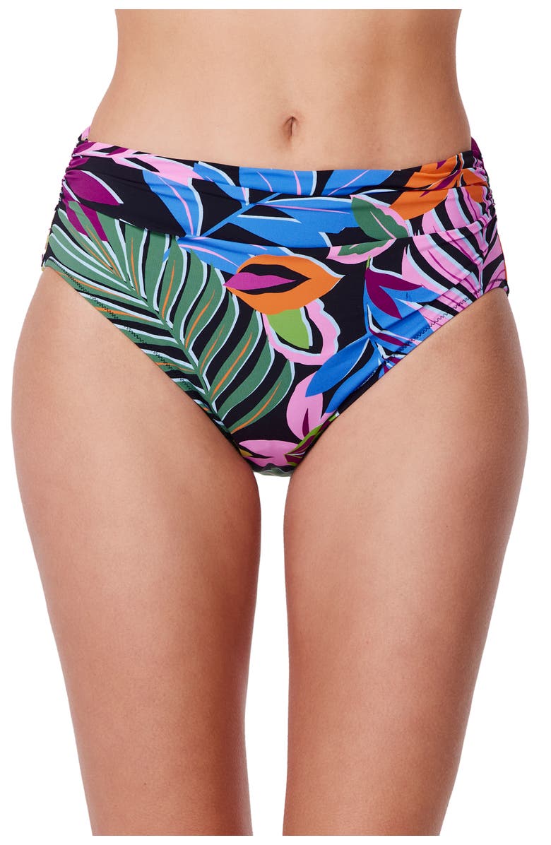Profile by Gottex Costa Del Sol Shirred High Waist Swim Bottom, Main, color, 