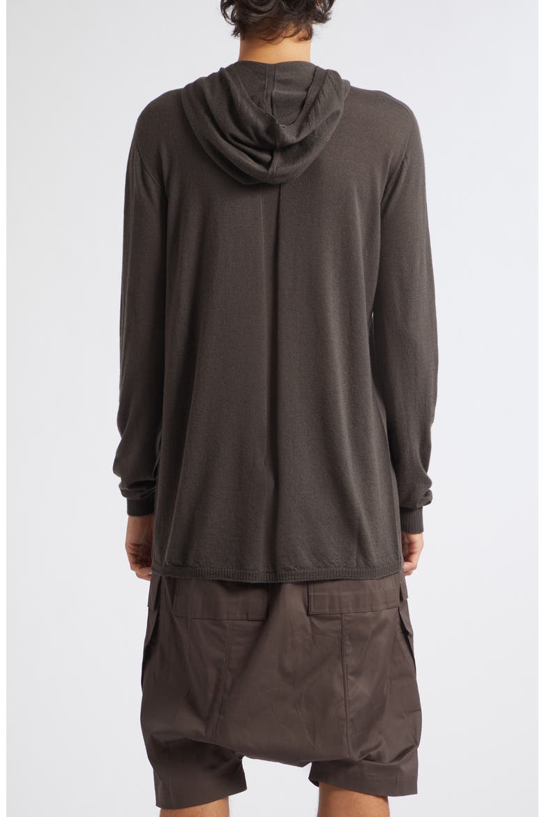 Oversize Hooded Wool Sweater, Alternate, color, DARK DUST