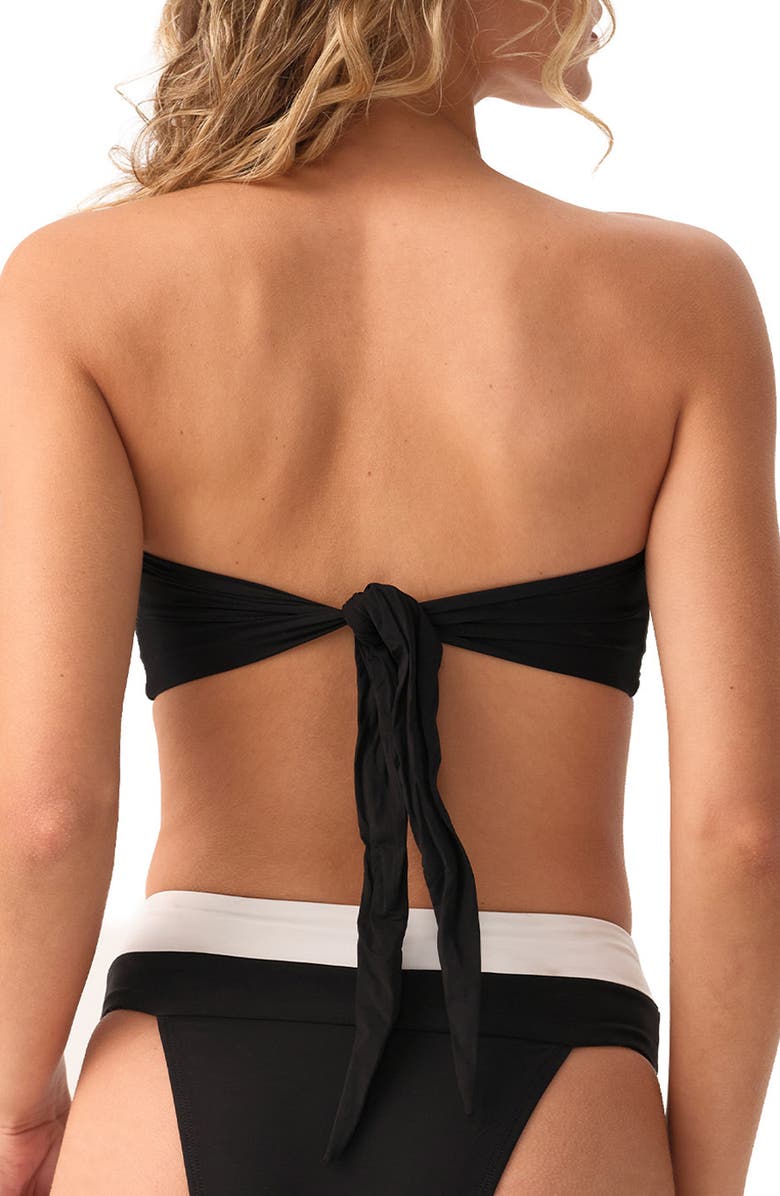 PQ SWIM Colorblock Bandeau Bikini Top, Alternate, color,