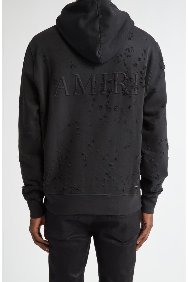 Shotgun Embroidered Hoodie, Alternate, color, BLACK