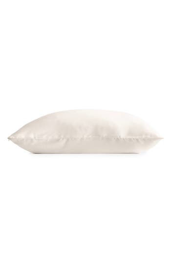 Homespun Mulberry Silk Pillowcase In White