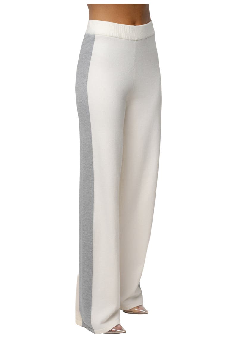 JLUXLABEL Chasing Fall Contrast Pant, Alternate, color, Ivory