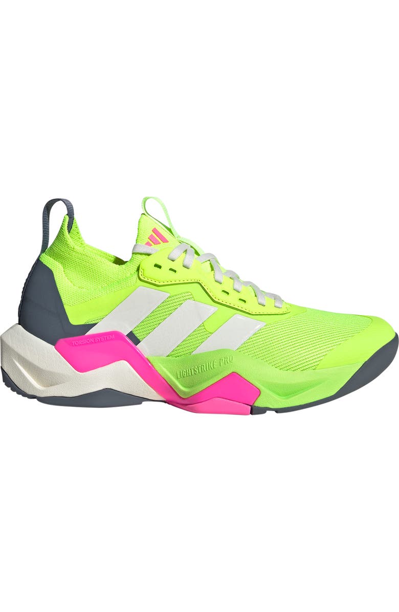 adidas Rapidmove Adv 2 HIIT Training Shoe, Alternate, color, Lemon/ Chalk White/Pink