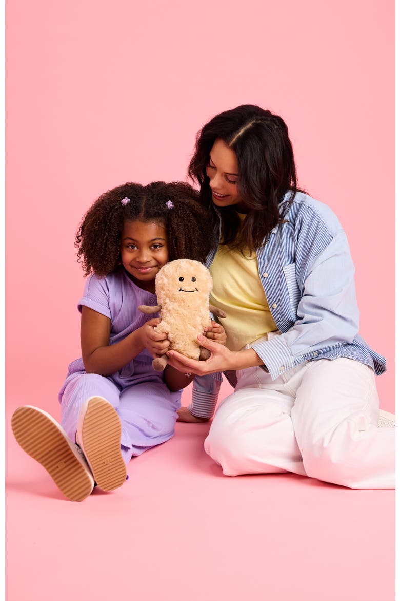 Peanut Plush Toy, Alternate, color, Light Pastel Brown