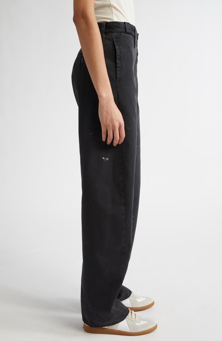 MM6 Maison Margiela Paint Splatter Straight Leg Pants, Alternate, color, 