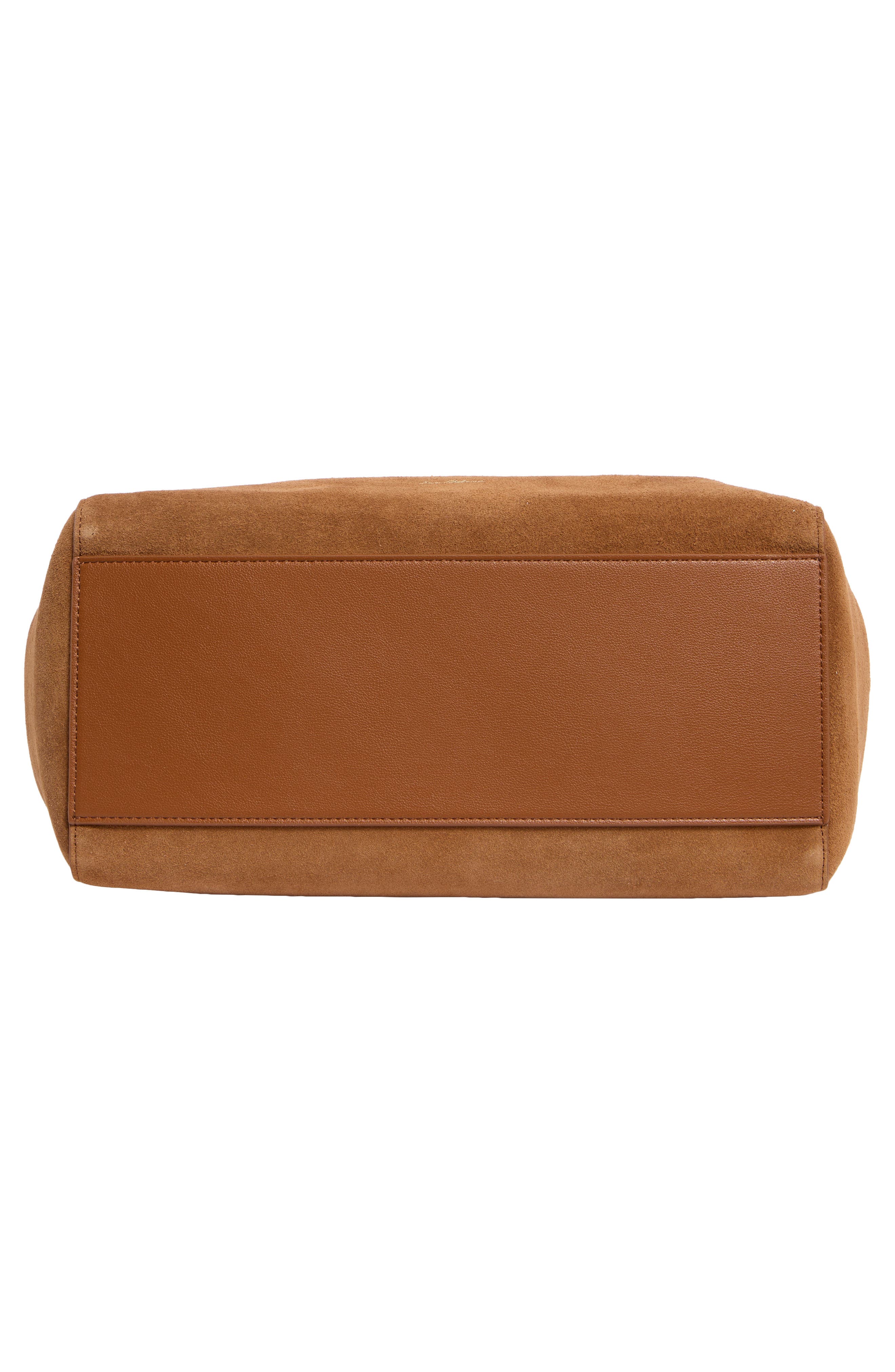 Sam Edelman Hellen Suede Tote Bag, Alternate, color, Caramel