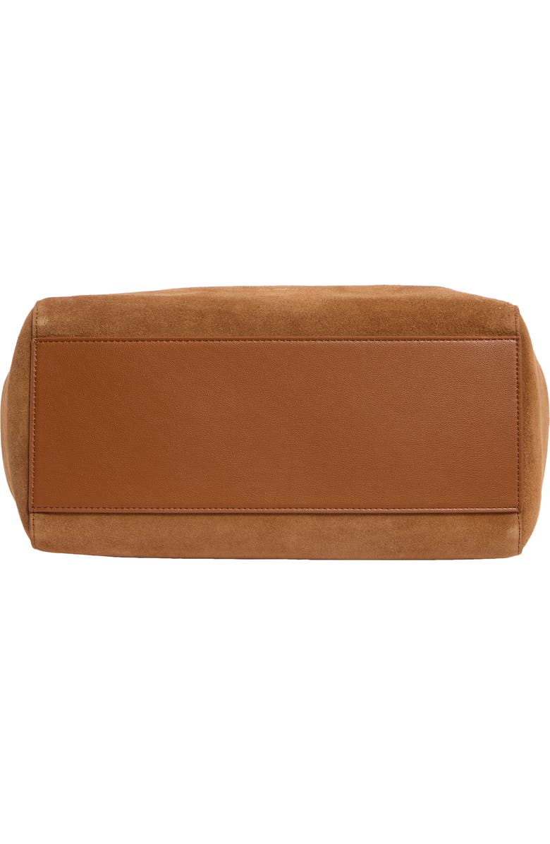 Sam Edelman Hellen Suede Tote Bag, Alternate, color, Caramel