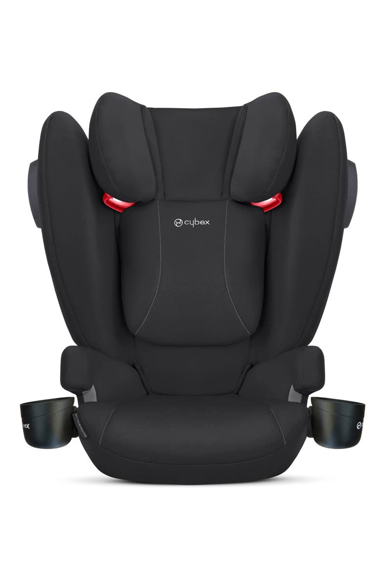 Solution B2-Fix+ Lux Booster Seat, Alternate, color, VOLCANO BLACK