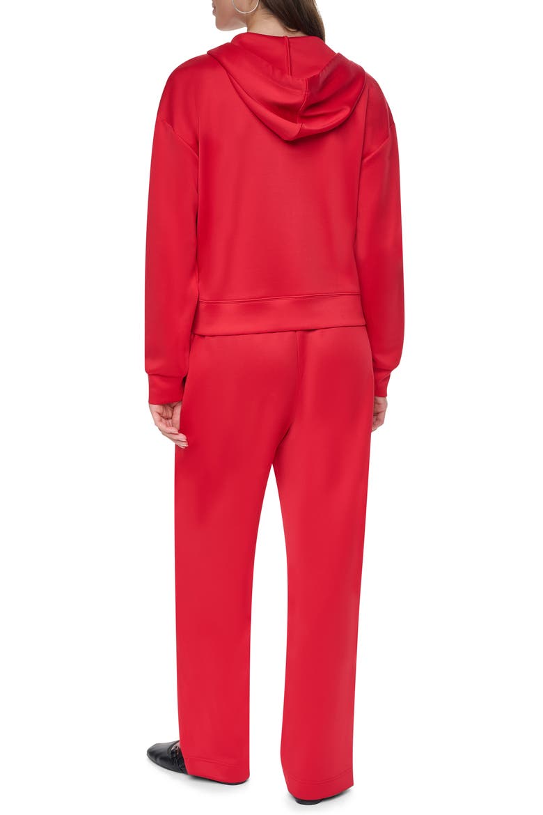 Chain Cord Front Zip Hoodie, Alternate, color, VIBRANT RE