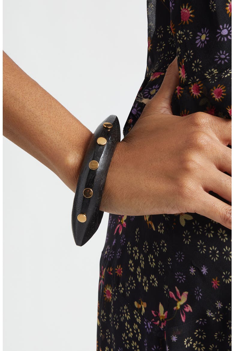 Large Bangle, Alternate, color, BLACK 01BK