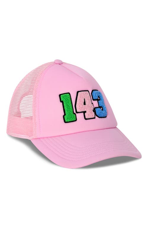 Iscream Kids' 143 Trucker Hat In Pink