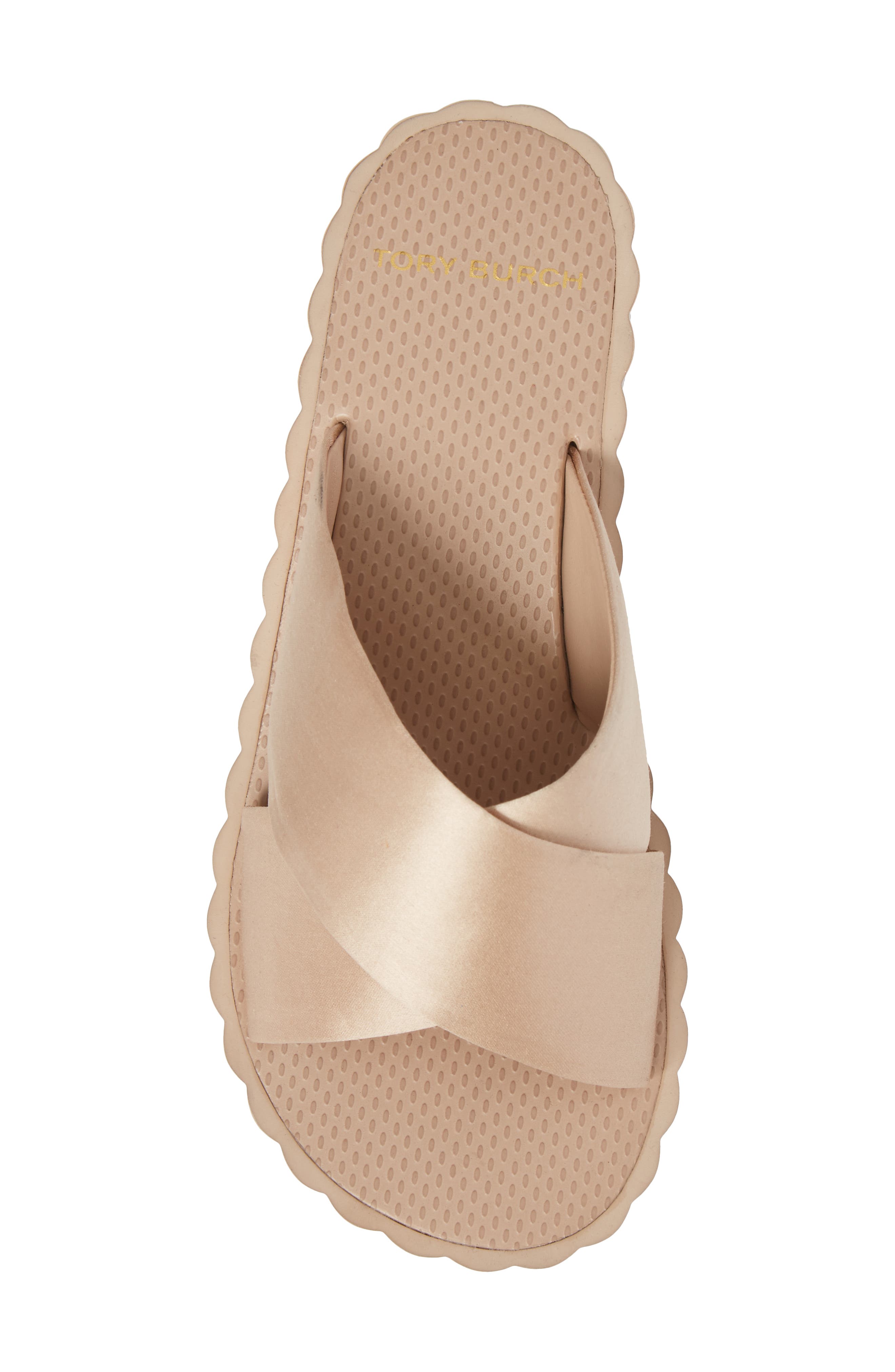 Tory Burch Scallop Platform Sandal, Alternate, color, 