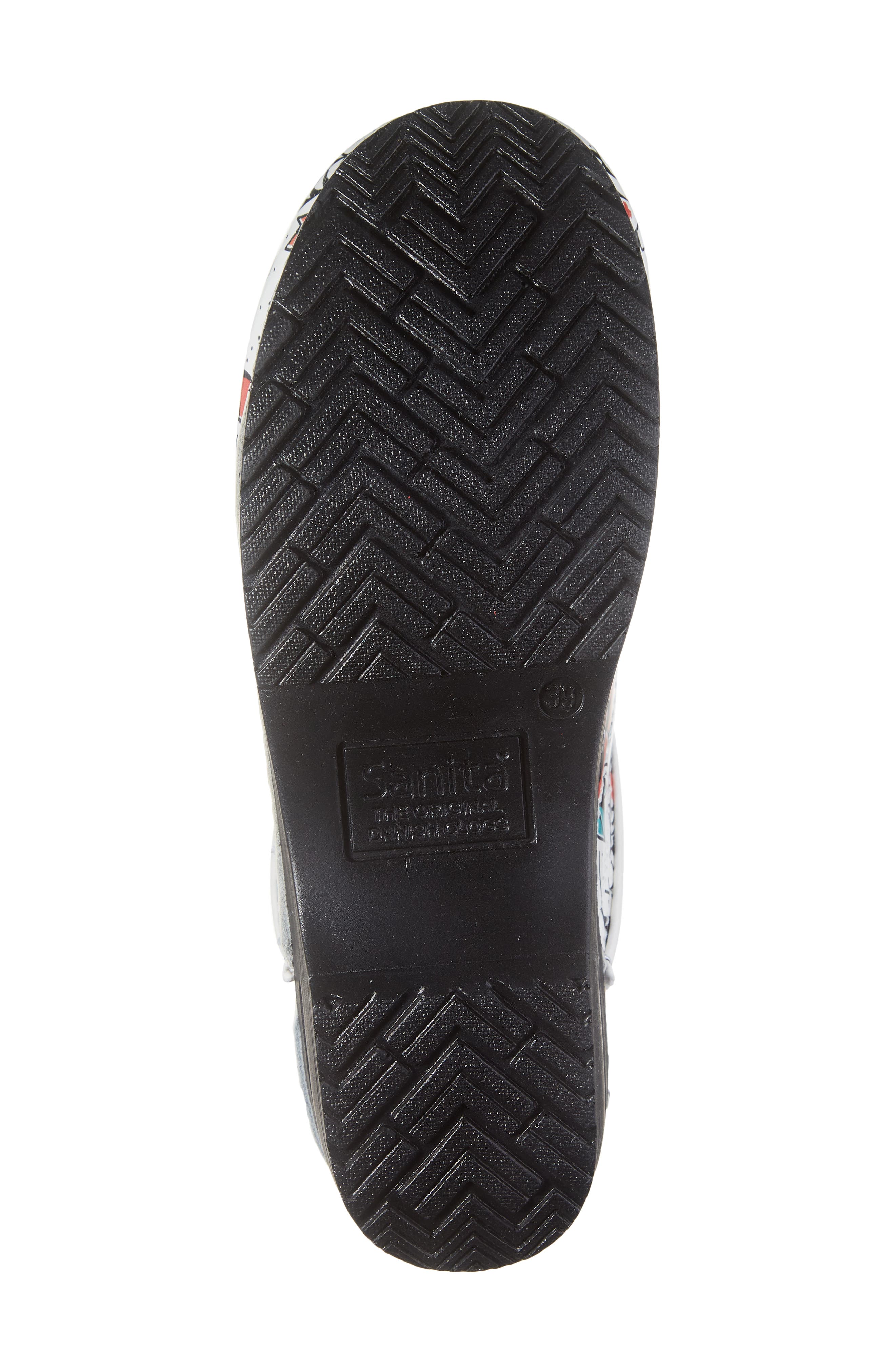 Sanita Rockabilly Print Clog, Alternate, color, 001 White