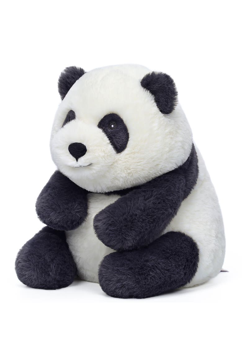 Smiling Panda Momo 9.8in Plush, Alternate, color, Multicolored