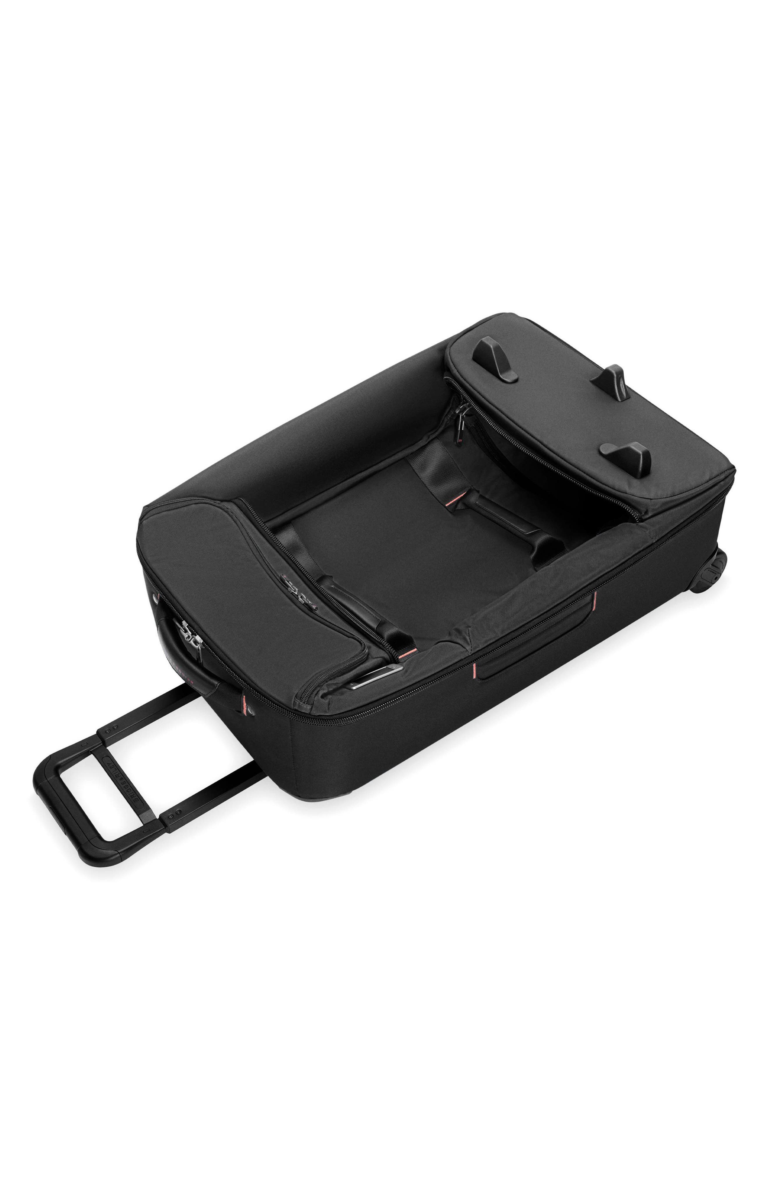 Briggs & Riley ZDX 27-Inch Carry-On Upright Duffle Bag, Alternate, color, Black