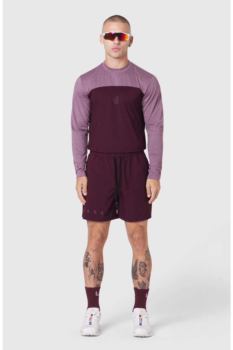 Aerosilver UPF50 Run Long Sleeve, Alternate, color, Merlot
