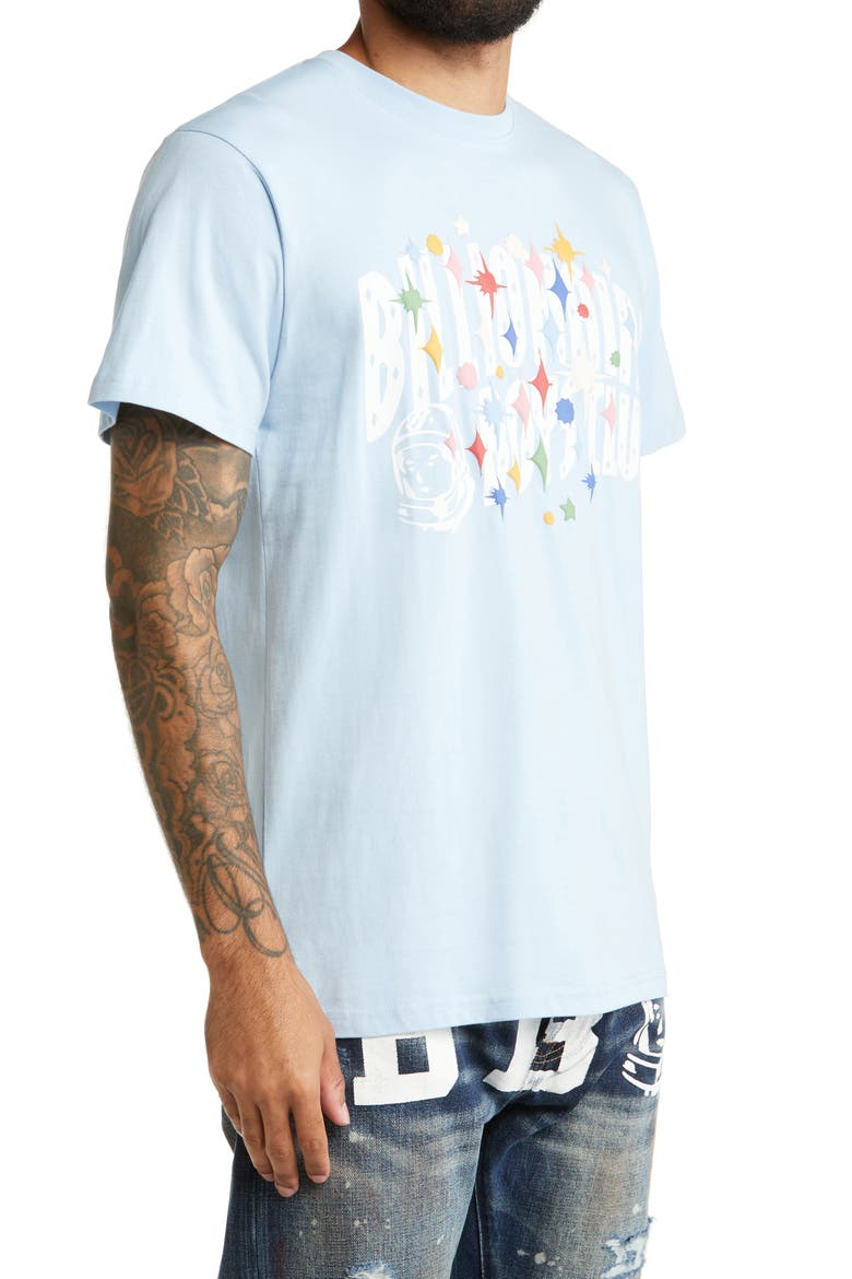 Men's Arch Burst Cotton Graphic Tee, Alternate, color, CASHMERE BLUE