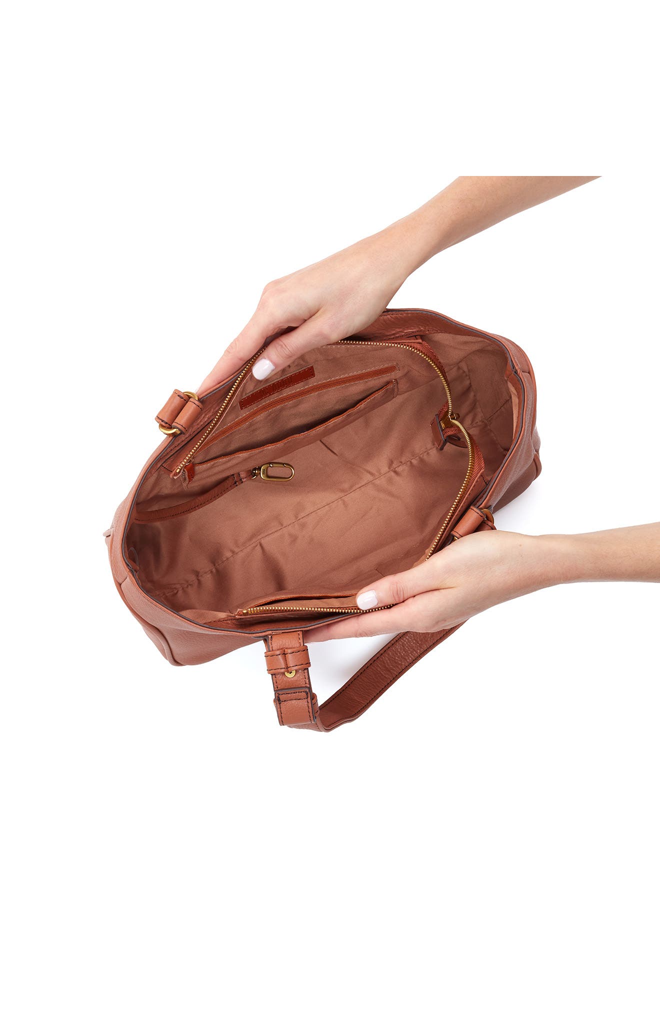 HOBO Autry Leather Satchel, Alternate, color, 