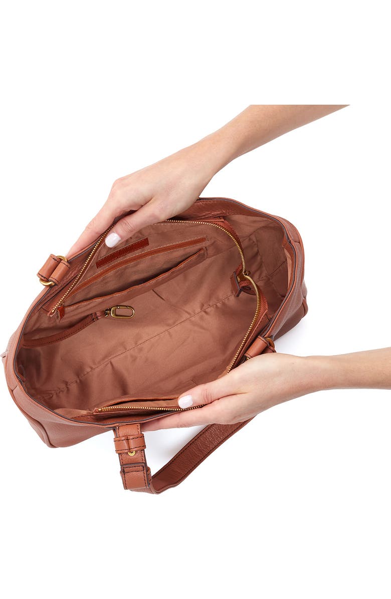 HOBO Autry Leather Satchel, Alternate, color,