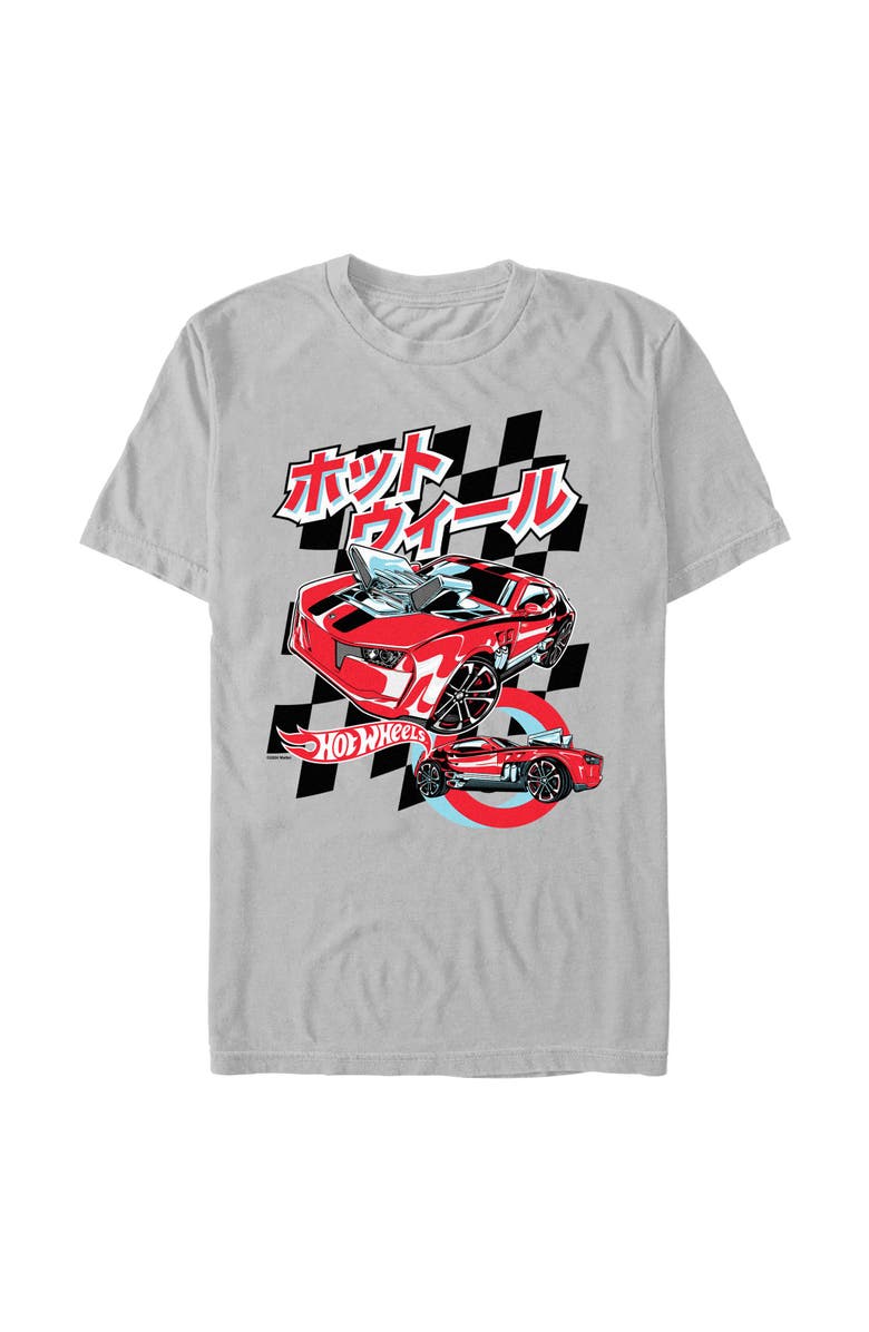 Hot Wheels Men's Hot Wheels Futuristic Twinduction Graphic T-Shirt, Main, color, Ice Grey