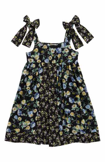 Kids' Floral Bow Strap Sundress