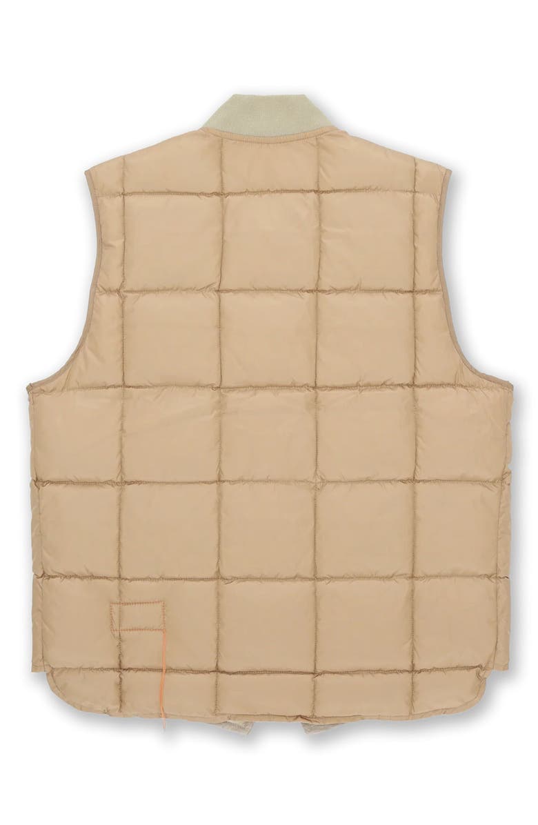 Fortela Nylon Vest2 with Camouflage Lining, Alternate, color, Camel