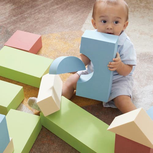 Kaplan Early Learning Company Jumbo Foam Colored Blocks In Multi