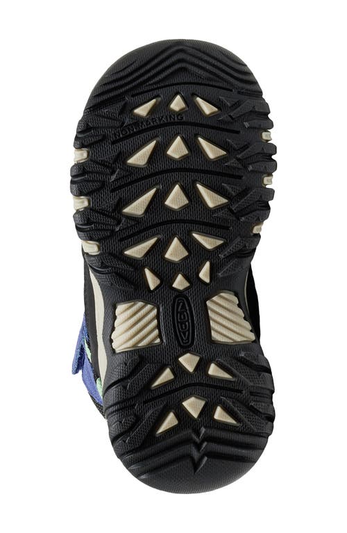 Keen Kids' Targhee Iv Mid Waterproof Hiking Shoe In Blue