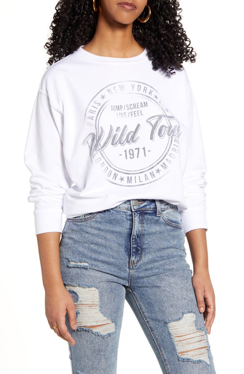 Prince Peter World Tour Graphic Sweatshirt, Main, color, 