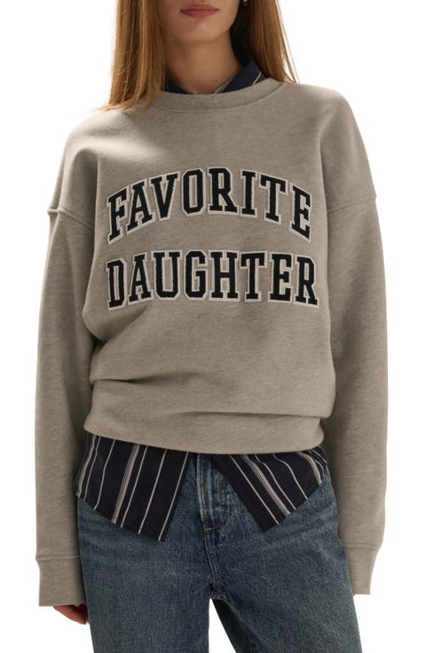 The Embroidery Collegiate Graphic Sweatshirt