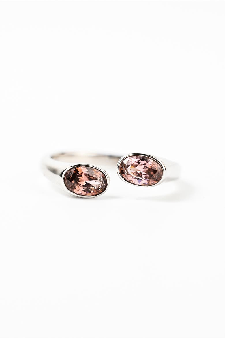 Open Duo Ring, Main, color, Silver