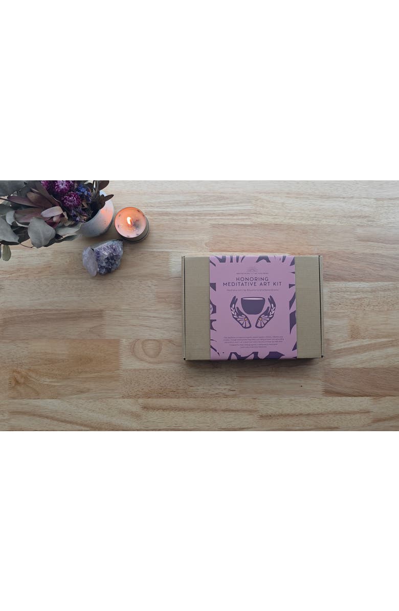 Breathe People Honoring Meditative Art Kit, Alternate, color, Blush Pink