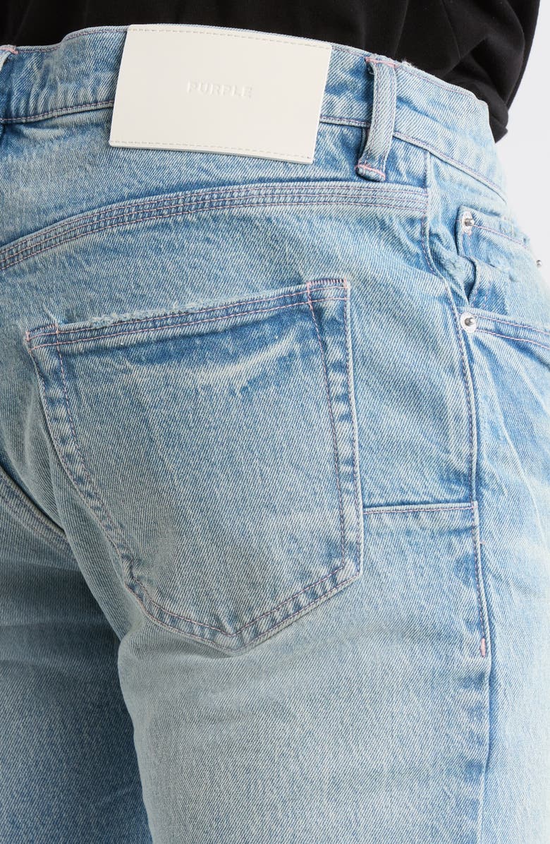 PURPLE BRAND P001 Garda Repairs Distressed Skinny Jeans, Alternate, color, Light Indigo