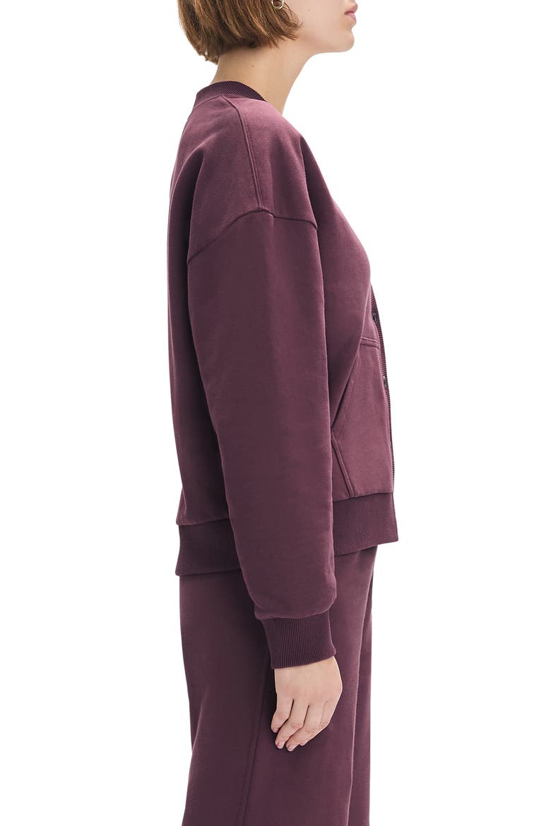The Cutesy Crop Cardigan, Alternate, color, BURGUNDY DAHLIA