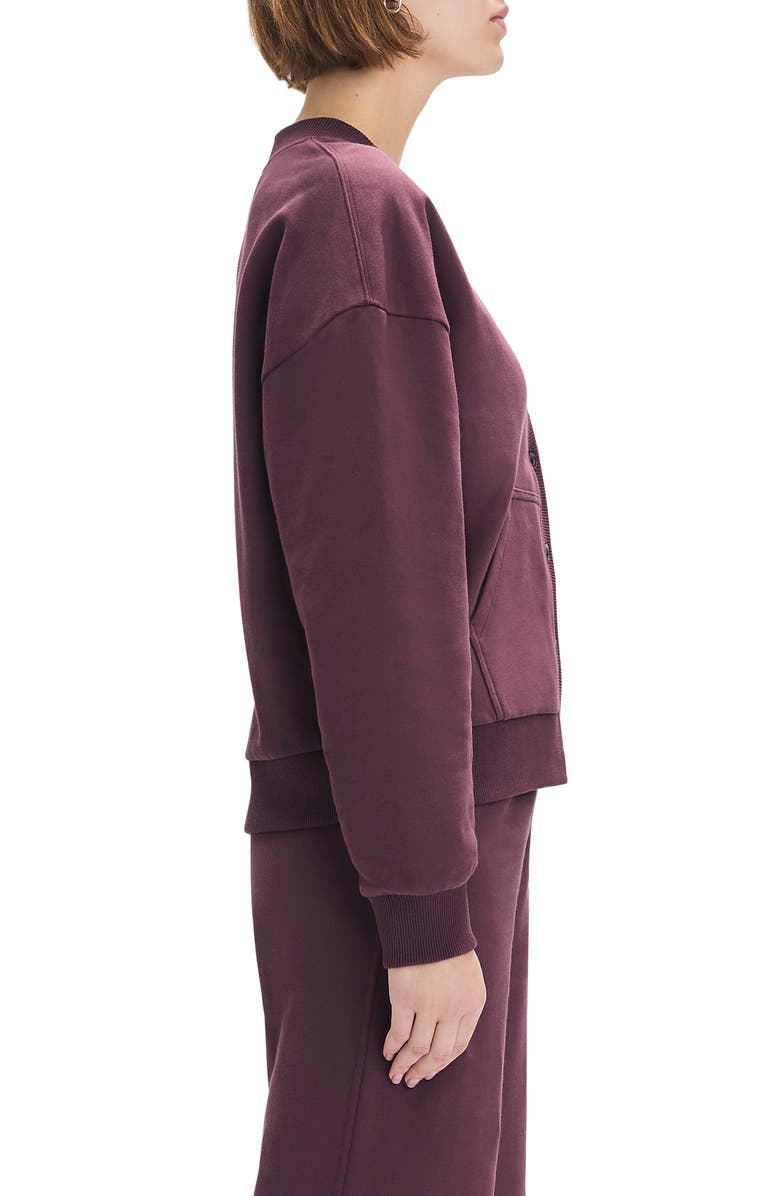 Favorite Daughter The Cutesy Crop Cardigan, Alternate, color, Burgundy Dahlia
