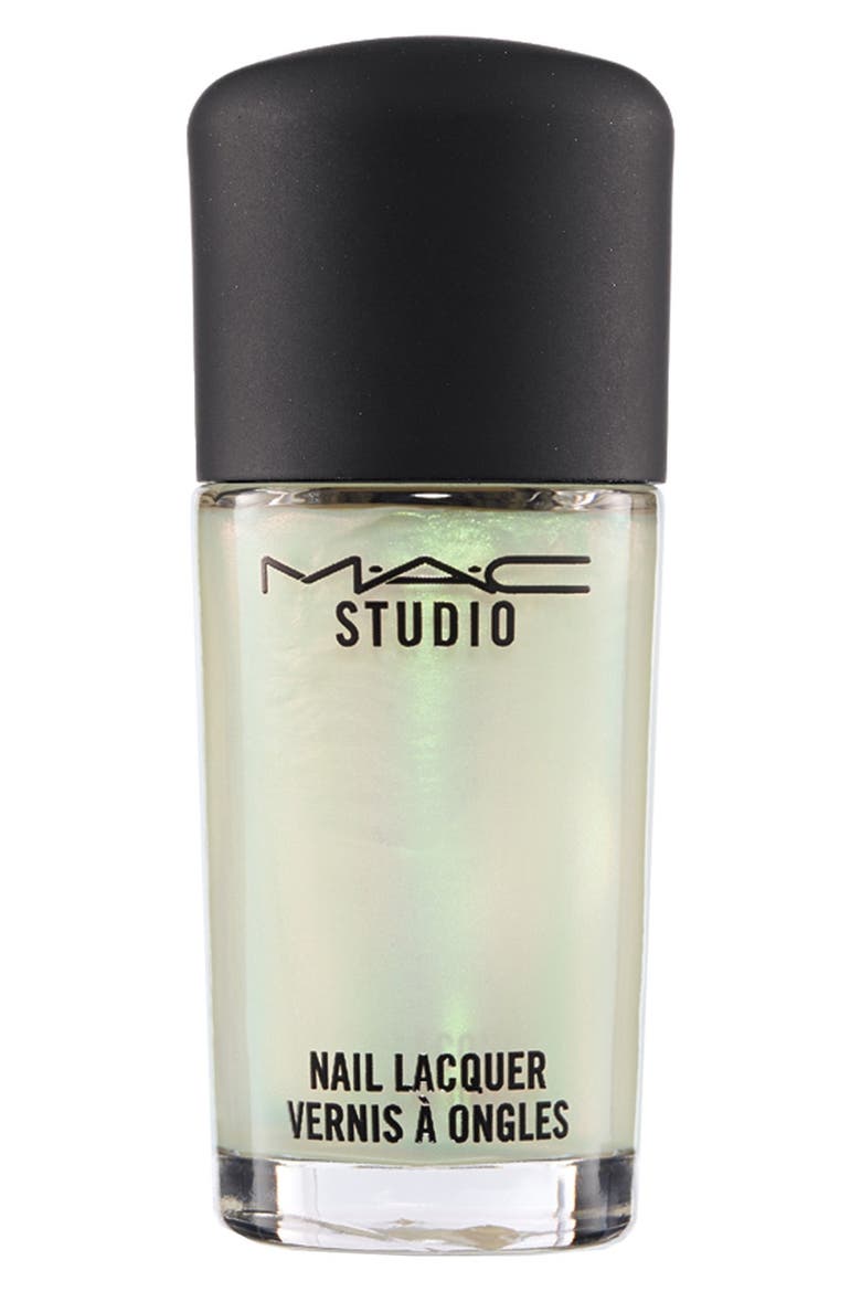 M·A·C 'Studio Nail Transformers - Liquid Pigment' Top Coat, Main, color, GREEN PEARL