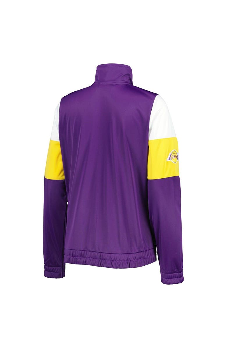 G-III 4HER BY CARL BANKS Women's G-III 4Her by Carl Banks Purple Los Angeles Lakers Change Up Full-Zip Track Jacket, Alternate, color, Purple