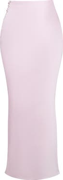 HOUSE OF CB Giuliana Stretch Satin Maxi Skirt