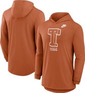 Nike Men's Nike Texas Orange Texas Longhorns Legacy Tri-Blend Dri-FIT Long Sleeve Hoodie T-Shirt