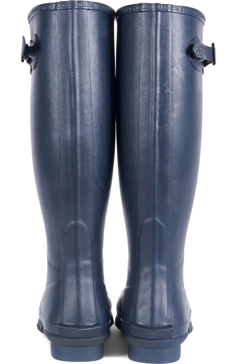 Barbour Bede Rain Boot, Alternate, color, Navy