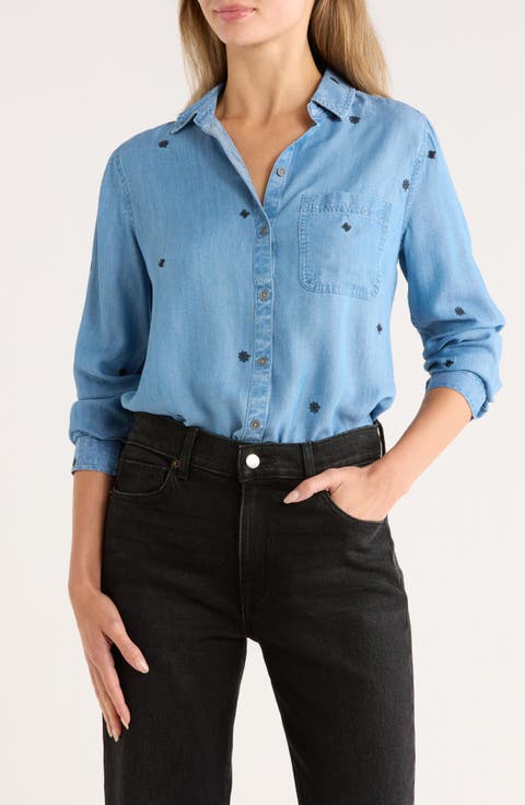 Kayden Embroidered Button-Up Shirt