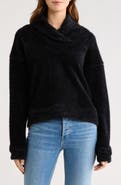 Splendid Rowan Fuzzy Cowl Neck Sweater
