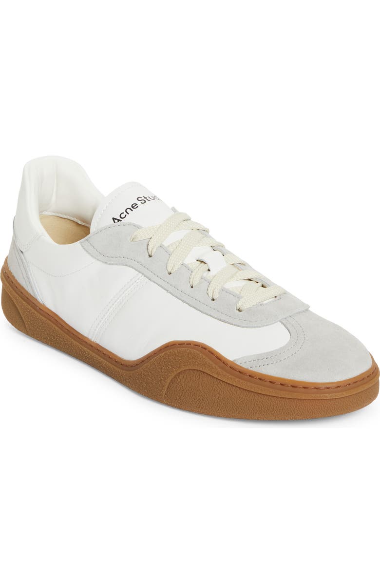 Acne Studios Low Top Sneaker, Main, color, White/Brown